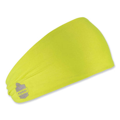 Chill-its 6634 Performance Knit Cooling Headband, Polyester/spandex, One Size Fits Most, Lime, Ships In 1-3 Business Days