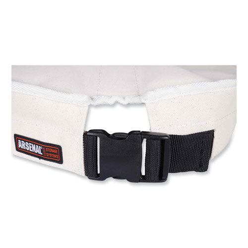 Arsenal 5738 Canvas Hoist Bucket Safety Top, 12.5 Diameter, White, Ships In 1-3 Business Days
