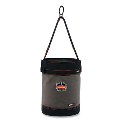 Arsenal 5960t Canvas Hoist Bucket And Top With D-rings, 12.5 X 12.5 X 17, Gray, Ships In 1-3 Business Days