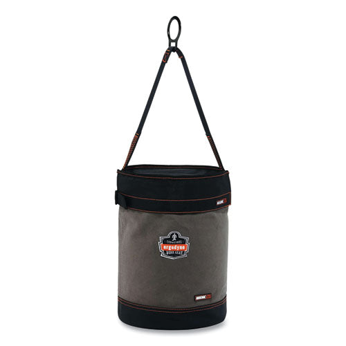 Arsenal 5960t Canvas Hoist Bucket And Top With D-rings, 12.5 X 12.5 X 17, Gray, Ships In 1-3 Business Days