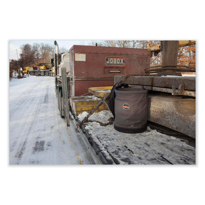 Arsenal 5935 Extra-large Web Handle Canvas Hoist Bucket, 150 Lb, Gray, Ships In 1-3 Business Days
