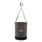 Arsenal 5940 Swiveling Carabiner Canvas Hoist Bucket, 150 Lb, Gray, Ships In 1-3 Business Days