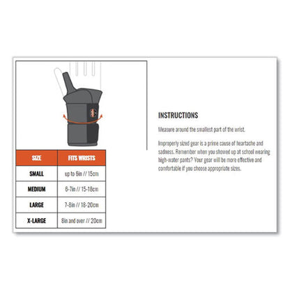 Proflex 675 Ambidextrous Double Strap Wrist Support, Medium, Fits Left/right Hand, Black, Ships In 1-3 Business Days