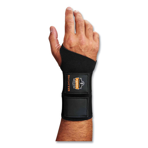 Proflex 675 Ambidextrous Double Strap Wrist Support, X-large, Fits Left/right Hand, Black, Ships In 1-3 Business Days
