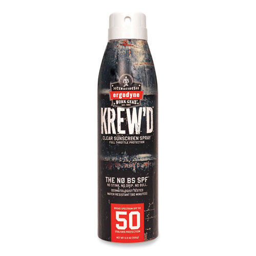 Krewd 6353 Spf 50 Sunscreen Spray, 5.5 Oz Can, Ships In 1-3 Business Days