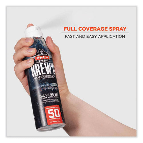 Krewd 6353 Spf 50 Sunscreen Spray, 5.5 Oz Can, Ships In 1-3 Business Days
