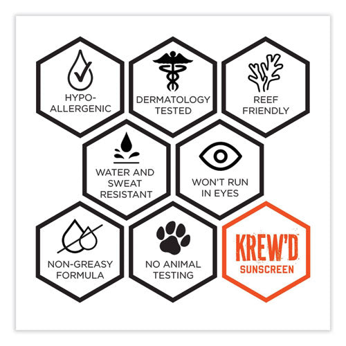 Krewd 6353 Spf 50 Sunscreen Spray, 5.5 Oz Can, Ships In 1-3 Business Days