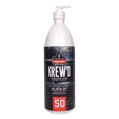 Krewd 6355 Spf 50 Sunscreen Lotion, 32 Oz Pump Bottle, Ships In 1-3 Business Days