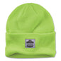 N-ferno 6806 Cuffed Rib Knit Winter Hat, One Size Fits Most, Lime, Ships In 1-3 Business Days