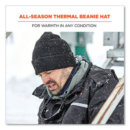 N-ferno 6806 Cuffed Rib Knit Winter Hat, One Size Fits Most, Lime, Ships In 1-3 Business Days