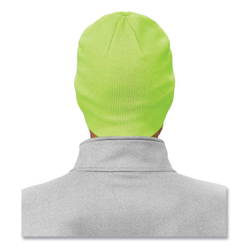 N-ferno 6812 Rib Knit Beanie, One Size Fits Most, Lime, Ships In 1-3 Business Days