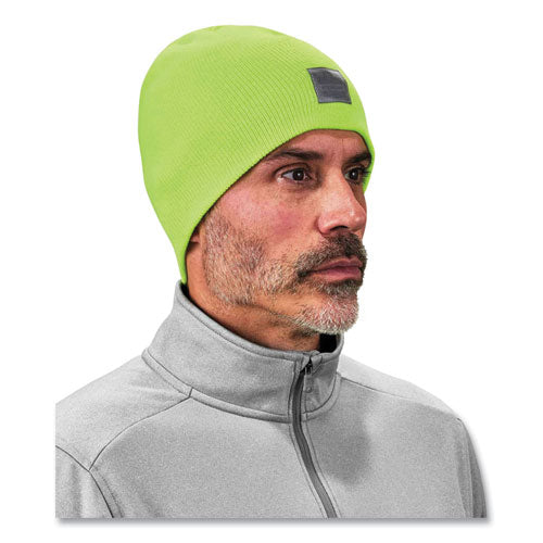 N-ferno 6812 Rib Knit Beanie, One Size Fits Most, Lime, Ships In 1-3 Business Days