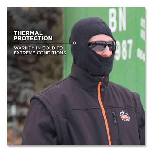 N-ferno 6828 Modacrylic Blend Fr Fleece Balaclava Face Mask, One Size Fits Most, Black, Ships In 1-3 Business Days