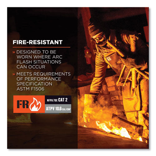 N-ferno 6828 Modacrylic Blend Fr Fleece Balaclava Face Mask, One Size Fits Most, Black, Ships In 1-3 Business Days