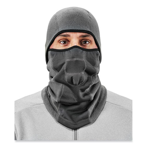 N-ferno 6823 Hinged Balaclava Face Mask, Fleece, One Size Fits Most, Gray, Ships In 1-3 Business Days