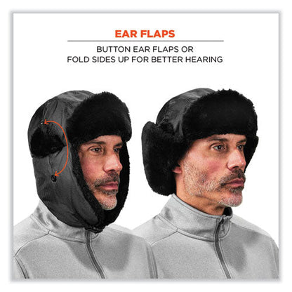 N-ferno 6802 Classic Trapper Hat, X-small, Black, Ships In 1-3 Business Days