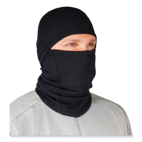 N-ferno 6847 Fr Dual Compliant Balaclava Face Mask, Polartec Fr Power Grid Fleece, One Size, Black,ships In 1-3 Business Days