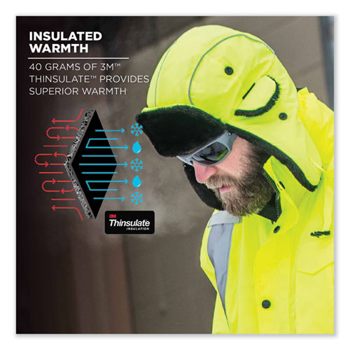 N-ferno 6802 Classic Trapper Hat, Large/x-large, Lime, Ships In 1-3 Business Days