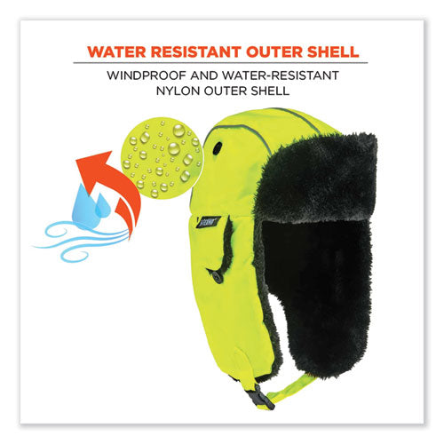 N-ferno 6802 Classic Trapper Hat, Large/x-large, Lime, Ships In 1-3 Business Days