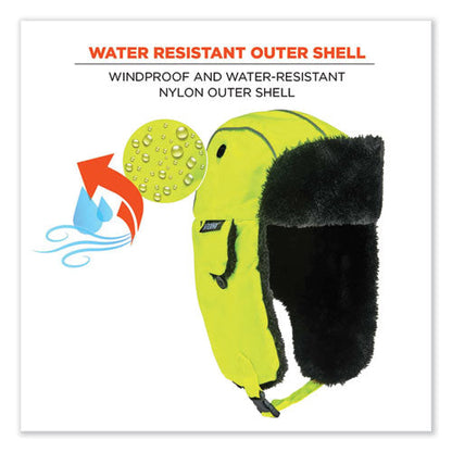 N-ferno 6802 Classic Trapper Hat, Large/x-large, Lime, Ships In 1-3 Business Days