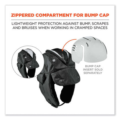 N-ferno 6802z Zippered Trapper Hat, Small/medium, Black, Ships In 1-3 Business Days