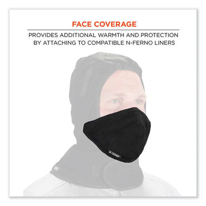 N-ferno 6870 2-layer Thermal Mouthpiece, Fleece/cotton, Black, One Size Fits Most, Ships In 1-3 Business Days