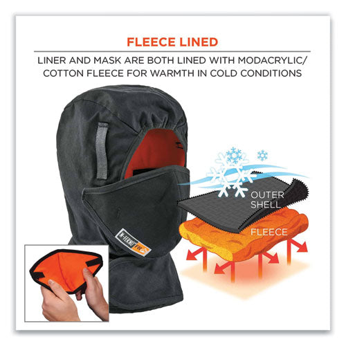 N-ferno 6876 2-layer Fr Liner + Mouthpiece Kit, Modacrylic Cotton, One Size Fits Most, Black, Ships In 1-3 Business Days