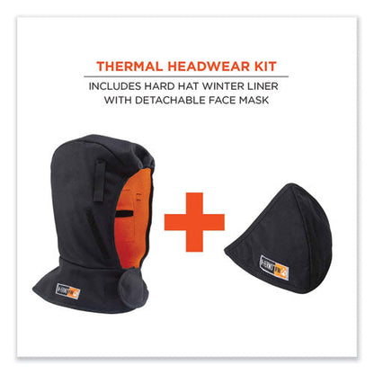 N-ferno 6876 2-layer Fr Liner + Mouthpiece Kit, Modacrylic Cotton, One Size Fits Most, Black, Ships In 1-3 Business Days