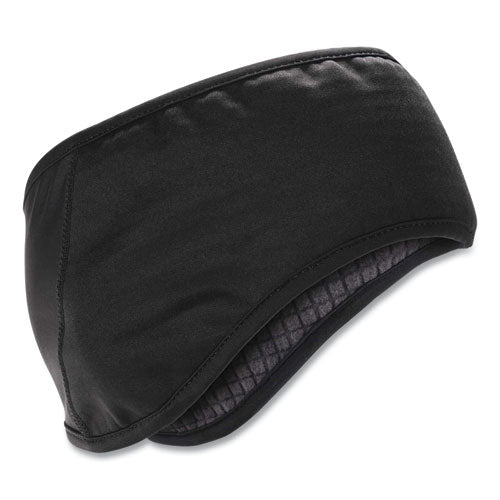 N-ferno 6887 2-layer Winter Headband, Spandex/fleece, One Size Fits Most, Black, Ships In 1-3 Business Days