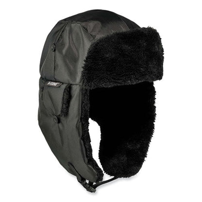 N-ferno 6802zi Zipper Trapper Hat + Universal Bump Cap, S/m, Black, Ships In 1-3 Business Days