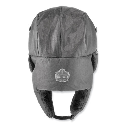 N-ferno 6802zi Zipper Trapper Hat + Universal Bump Cap, L/xl, Black, Ships In 1-3 Business Days