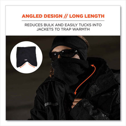 N-ferno 6960 Fleece Neck Gaiter, Fleece, One Size Fits Most, Black, Ships In 1-3 Business Days