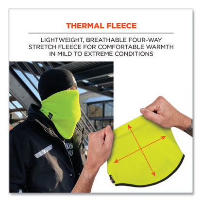 N-ferno 6960 Fleece Neck Gaiter, Fleece, One Size Fits Most, Hi-vis Lime, Ships In 1-3 Business Days