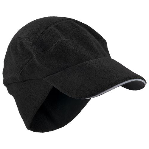 N-ferno 6807 Winter Baseball Cap With Ear Flaps, One Size Fits Most, Black, Ships In 1-3 Business Days