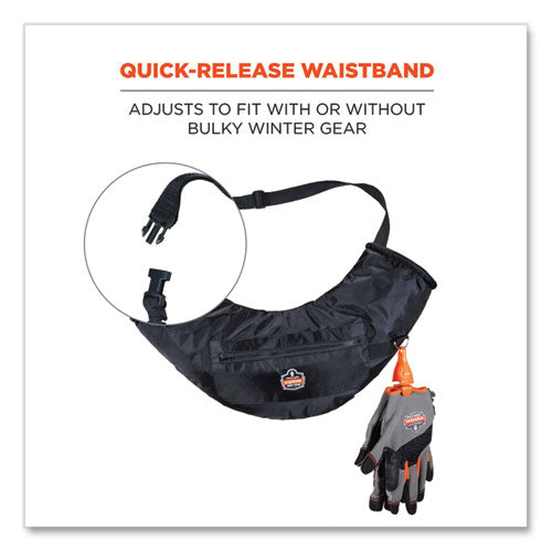 N-ferno 6980 Winter Hand Warmer Muff, Nylon/fleece/neoprene, One Size Fits Most, Black, Ships In 1-3 Business Days