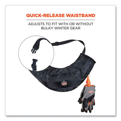 N-ferno 6980 Winter Hand Warmer Muff, Nylon/fleece/neoprene, One Size Fits Most, Black, Ships In 1-3 Business Days