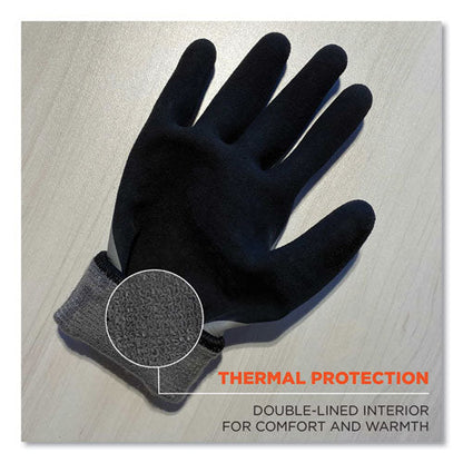 Proflex 7501 Coated Waterproof Winter Gloves, Gray, Small, Pair, Ships In 1-3 Business Days