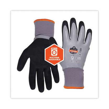 Proflex 7501 Coated Waterproof Winter Gloves, Gray, Large, Pair, Ships In 1-3 Business Days