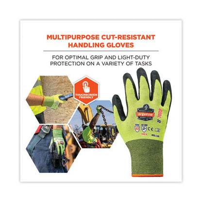 Proflex 7022 Ansi A2 Coated Cr Gloves Dsx, Lime, Large, 144 Pairs/pack, Ships In 1-3 Business Days