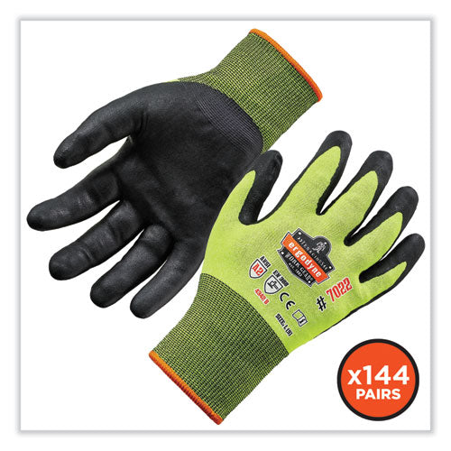 Proflex 7022-case Ansi A2 Coated Cr Gloves Dsx, Lime, X-large, 144 Pairs/carton, Ships In 1-3 Business Days