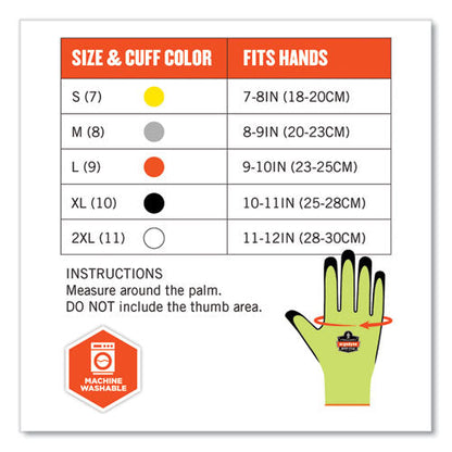 Proflex 7022-case Ansi A2 Coated Cr Gloves Dsx, Lime, X-large, 144 Pairs/carton, Ships In 1-3 Business Days