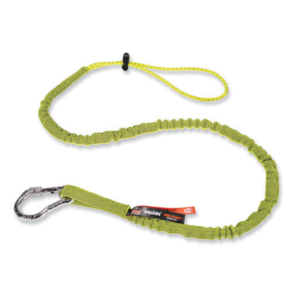 Squids 3100 Lanyard W/aluminum Carabiner + Cinch-loop, 10 Lb Max Work Capacity, 42" To 54", Lime, Ships In 1-3 Business Days