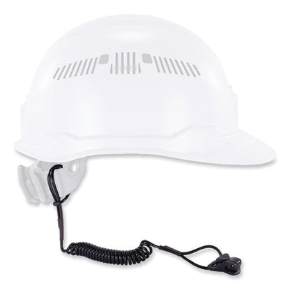 Squids 3158 Coiled Lanyard With Clamp, 2 Lb Max Working Capacity, 12" To 48" Long, Black, Ships In 1-3 Business Days