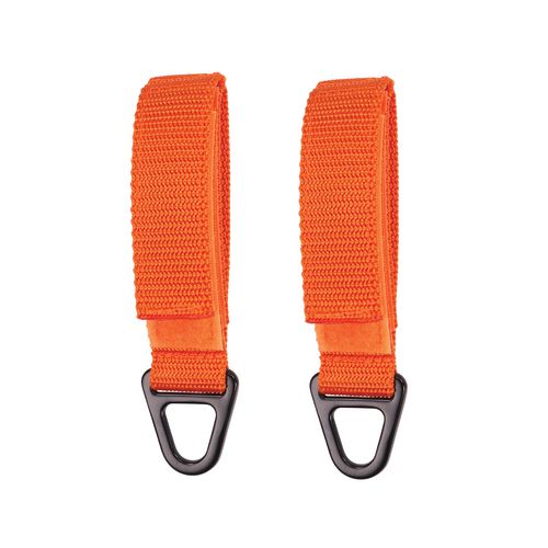Squids 3172 Anchor Strap Hook/loop Closure For Tool Tethering, 5 Lb Max, 5" Long, Orange, 2/pack, Ships In 1-3 Bus Days