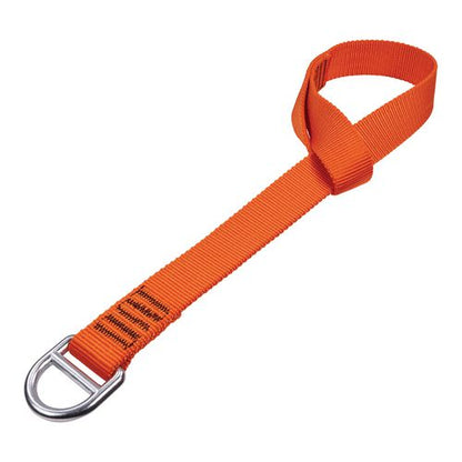 Squids 3177 Anchor Choke Strap For Tool Tethering, 60 Lb Max Safe Working Capacity, 28" Long, Orange, Ships In 1-3 Bus Days