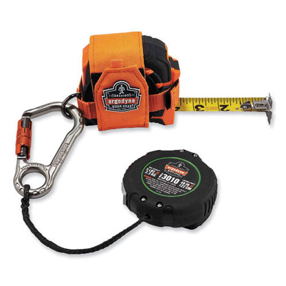 Squids 3010 Retractable Lanyard W/locking Carabiner+belt Clip, 5 Lb Max Work Capacity, 48", Black, Ships In 1-3 Business Days