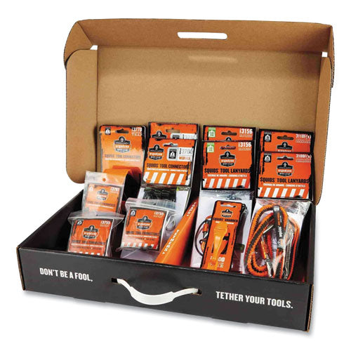 Squids 3184 Concrete Finisher + Mason Tool Tethering Kit, Asstd Max Work Cap, Lengths And Colors, Ships In 1-3 Business Days