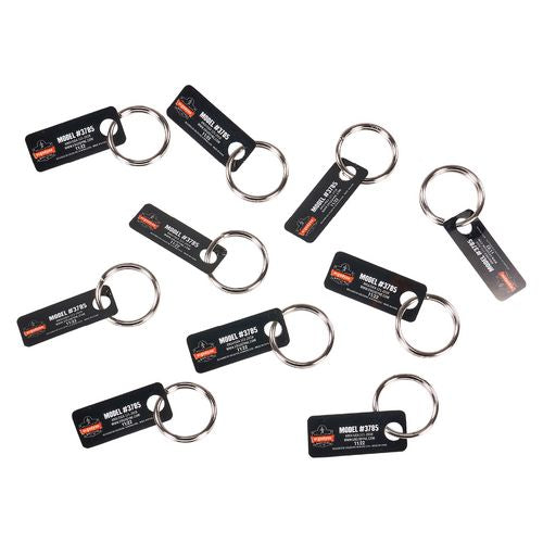 Squids 3785 Split Ring Tool Attachment, 2 Lb Max Working Capacity. 1" Dia, Silver, 10/pack, Ships In 1-3 Business Days