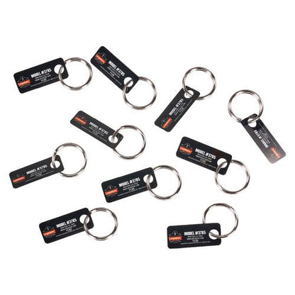 Squids 3785 Split Ring Tool Attachment, 2 Lb Max Working Capacity. 1" Dia, Silver, 10/pack, Ships In 1-3 Business Days