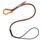 Squids 3104f(x) Tool Lanyard With Carabiner/choke Loop, 10 Lb Max Cap, 38" To 48" Long, Gray/orange, Ships In 1-3 Bus Days